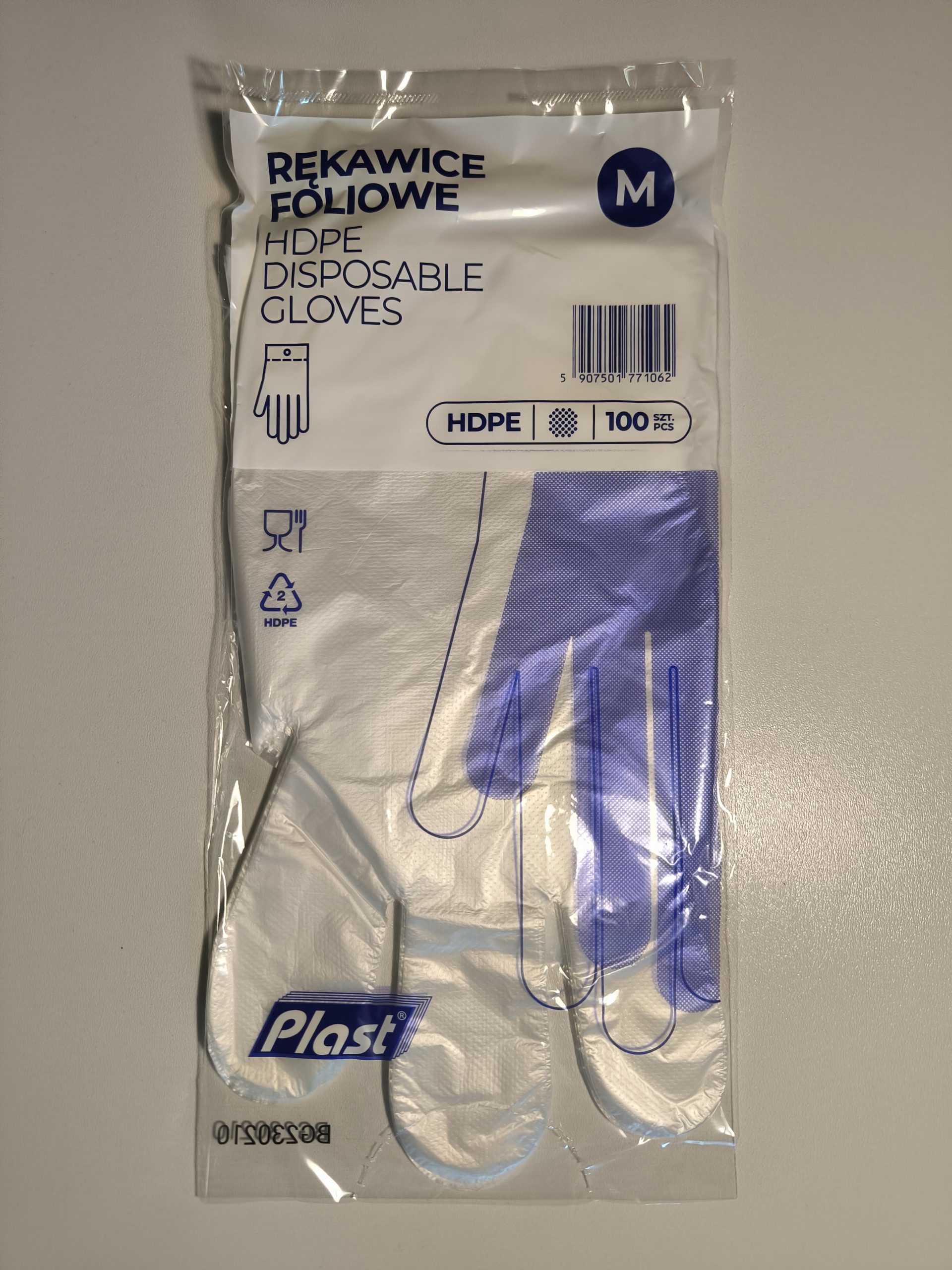 Rękawiczki foliowe (100 szt.)